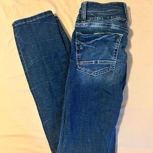 BKE Dark Blue Straight Leg Jeans